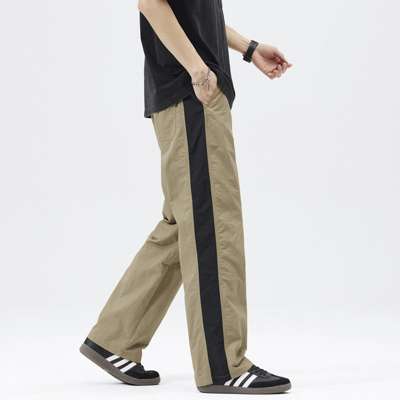 Fashionable Thin Three-bar Casual Pants For Men