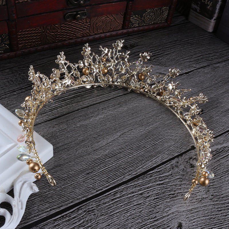 Bridal Crown Hair Accessories Alloy Handmade Jewelry