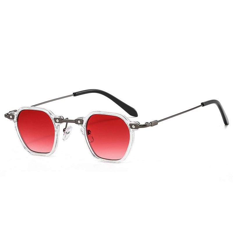 Vintage Small Frame Round Steampunk Sunglasses