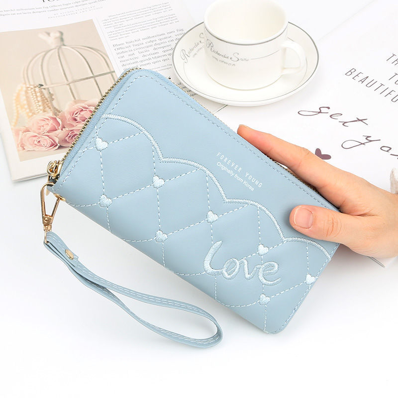 Women's Fashion New Long Money Zipper Wallet