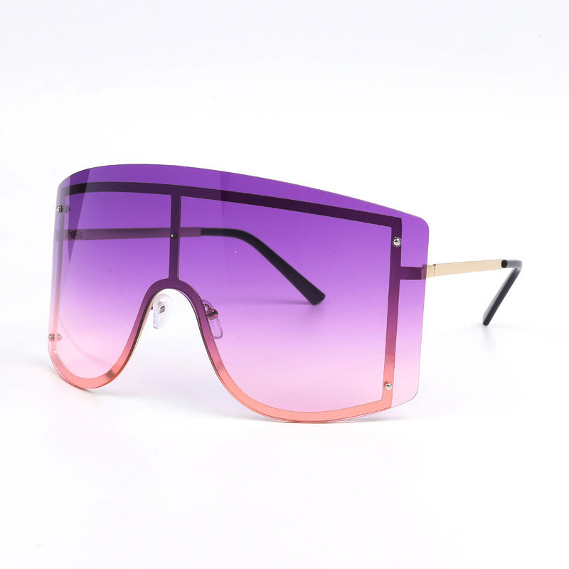 Women Square Polarized Glass Lens Sunglasses