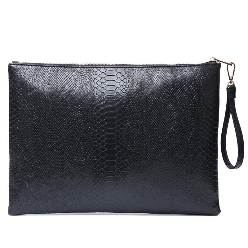 European And American New Style Snake And Bird Pattern PU Handbag