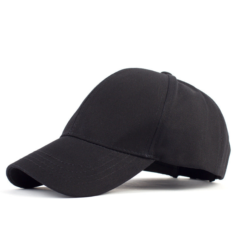 Ladies Hat Ponytail Baseball Cap Cotton Back Sun Hat