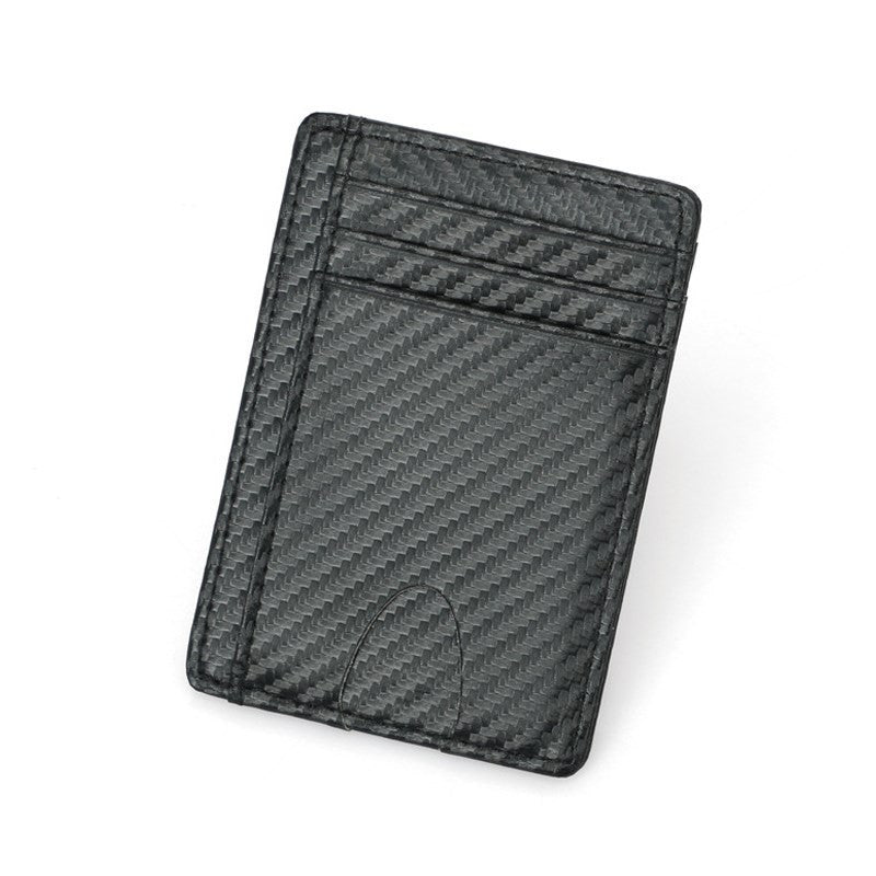 Wallets Black Business Card Holder For Men Simple Purse Bag