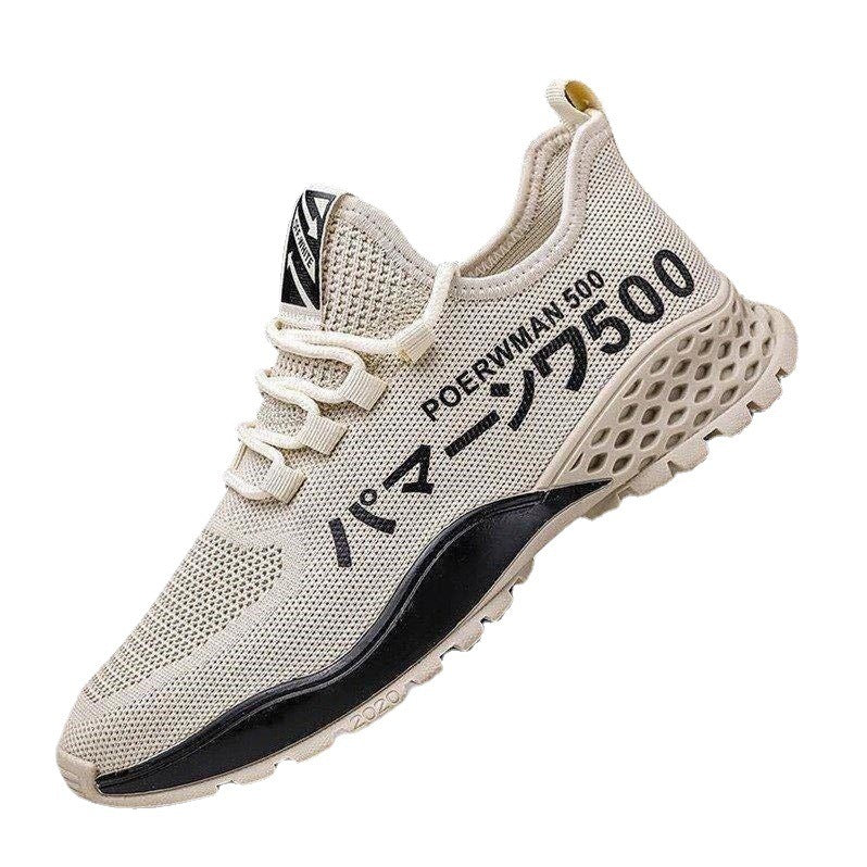 Spring Breathable MenIs Shoes Hollow Trend Korean Sports Shoes White Shoes Casual Shoes Manufacturers Wholesale