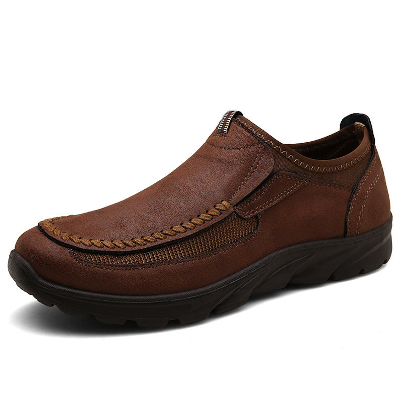 Leather Shoes Men's British Leather Shoes Casual Shoes