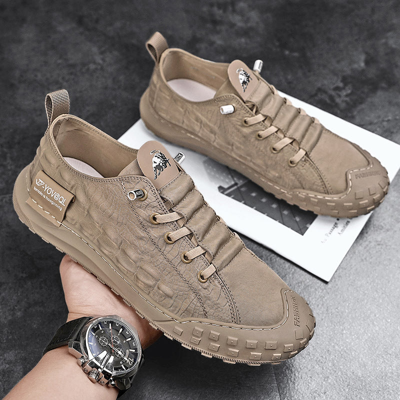 Summer Breathable Men's Shoes  Pedal Canvas Shoes Cloth Shoes Lazy Driving Tide Shoes