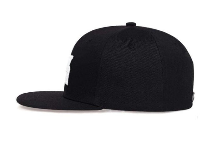 Embroidery Hip Hop Cute Fashion Flat-brimmed Cap