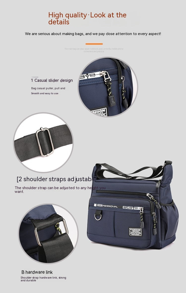 Men's Bags Crossbody Multi-pocket Large Capacity Shoulder Bag