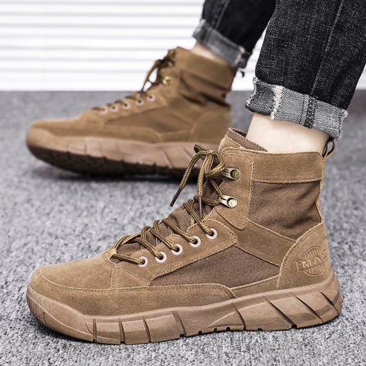 Outdoor Work Boots Summer Cotton Boots Zhongbang Men's Boots Cloth Shoes