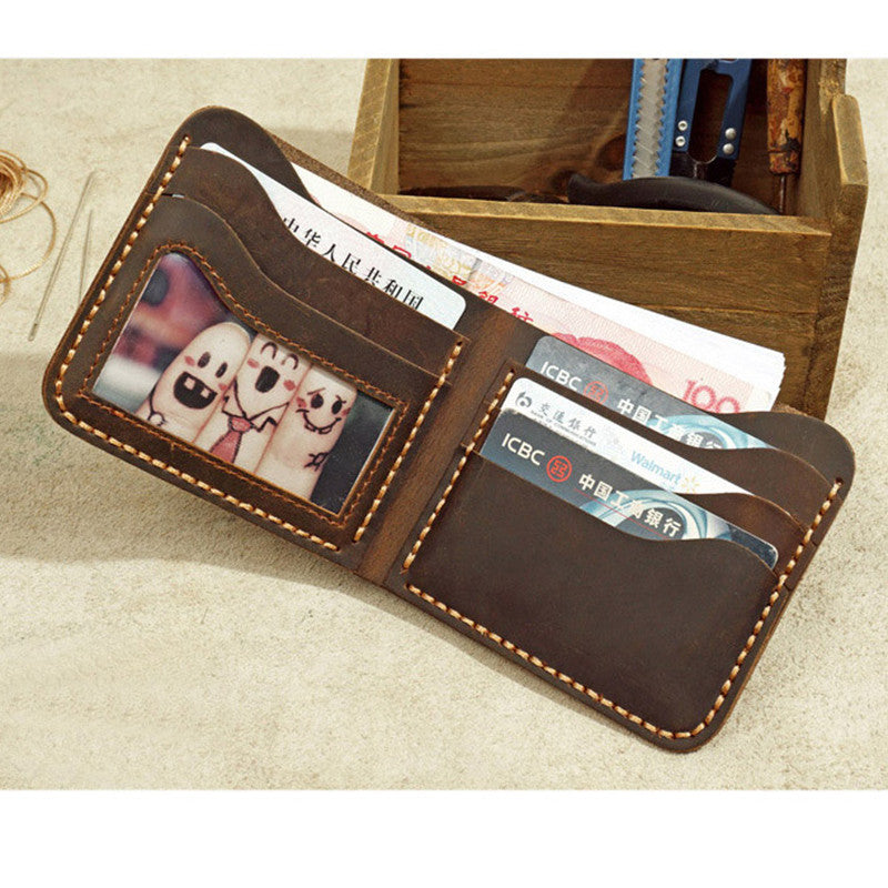 Leather men's wallet