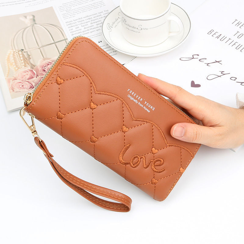 Women's Fashion New Long Money Zipper Wallet