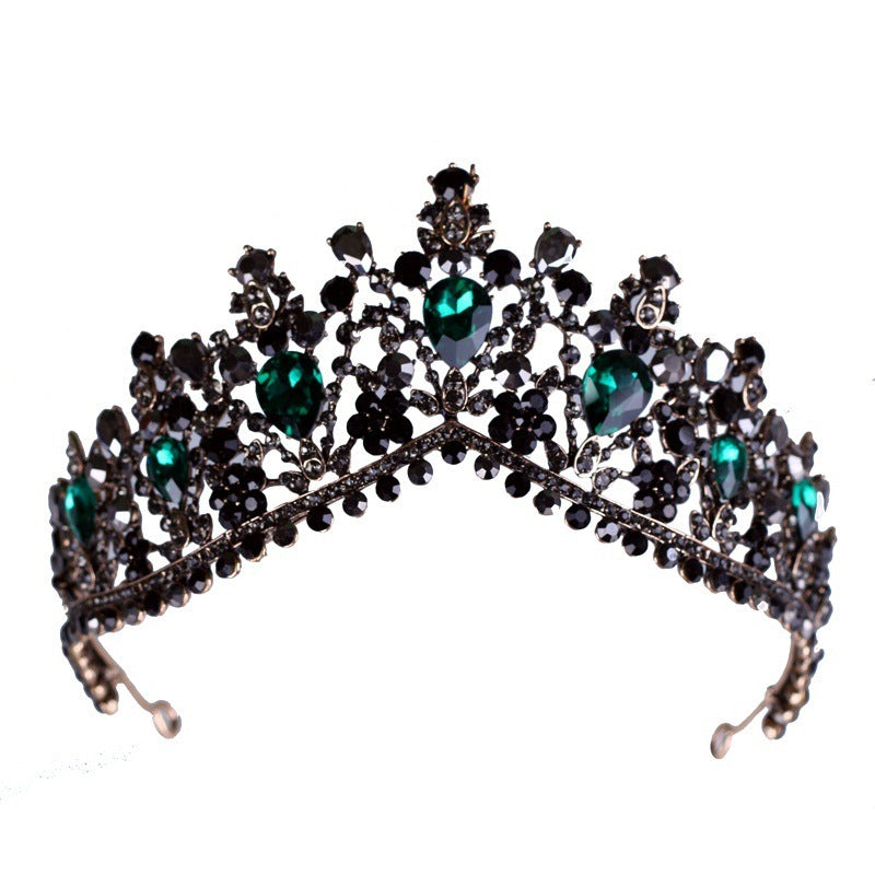 Baroque vintage upscale bridal crown bridal jewelry