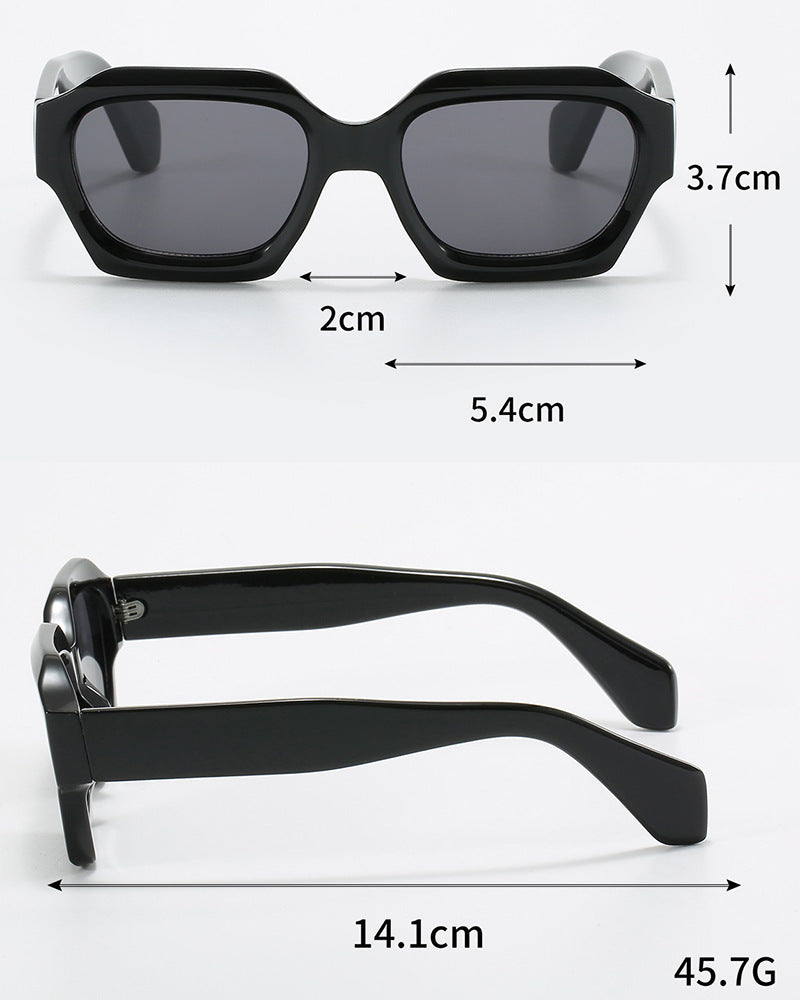 Irregular Polygonal Sunglasses UV Protection