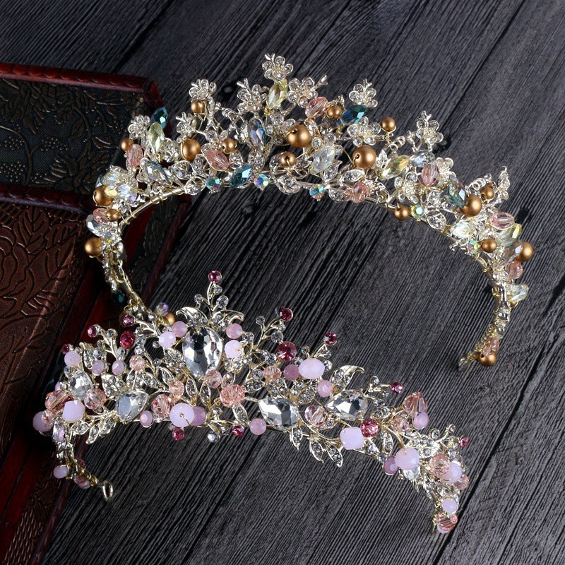 Bridal Crown Hair Accessories Alloy Handmade Jewelry