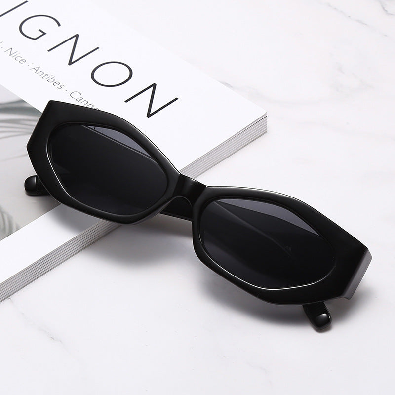 Small Frame Color Fashionable Personality Sunglasses