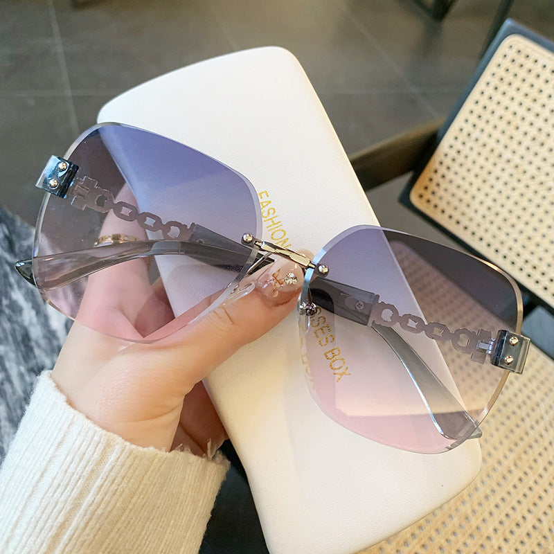 2 Fashion Sunglasses Large Frame Retro