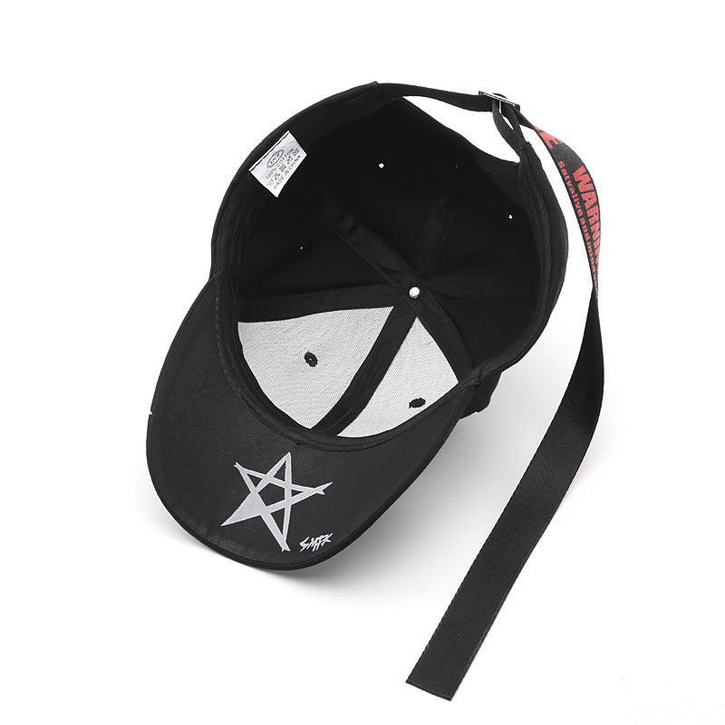 Personalized Graffiti Printed Curved Brim Baseball Cap