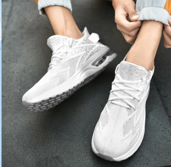 Sports Casual Shoes Flying Woven Breathable Shoes Running Shoes