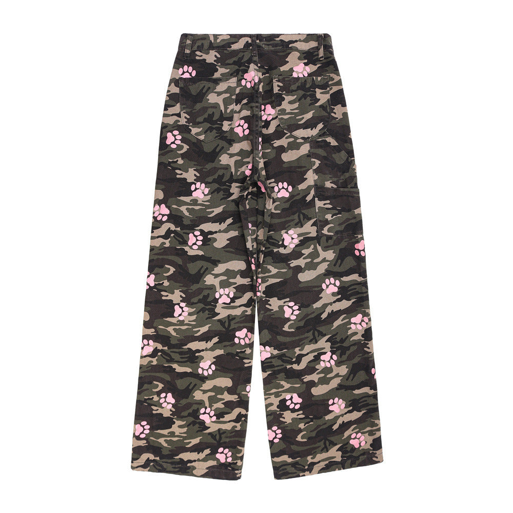 Fashionable Cargo Pants Camouflage Trousers For Men