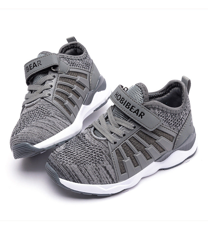 Children's Shoes, Boys' Sports Shoes, Casual Fly-knit Shoes