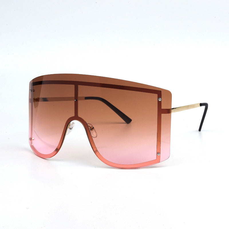 Women Square Polarized Glass Lens Sunglasses