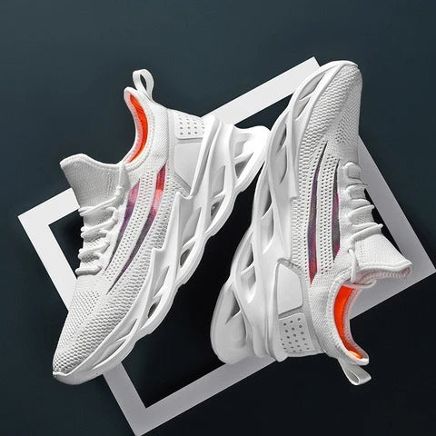 Flying Woven Casual Sports Shoes All-Match White Shoes Tide Shoes