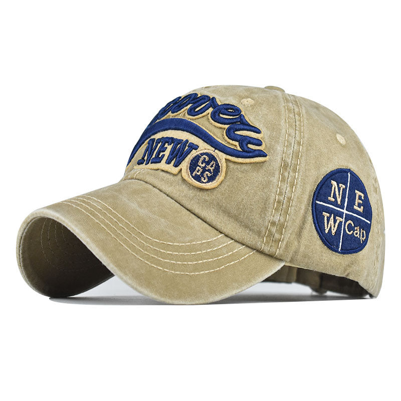 New Large Letter Stereo Embroidered Baseball Hat