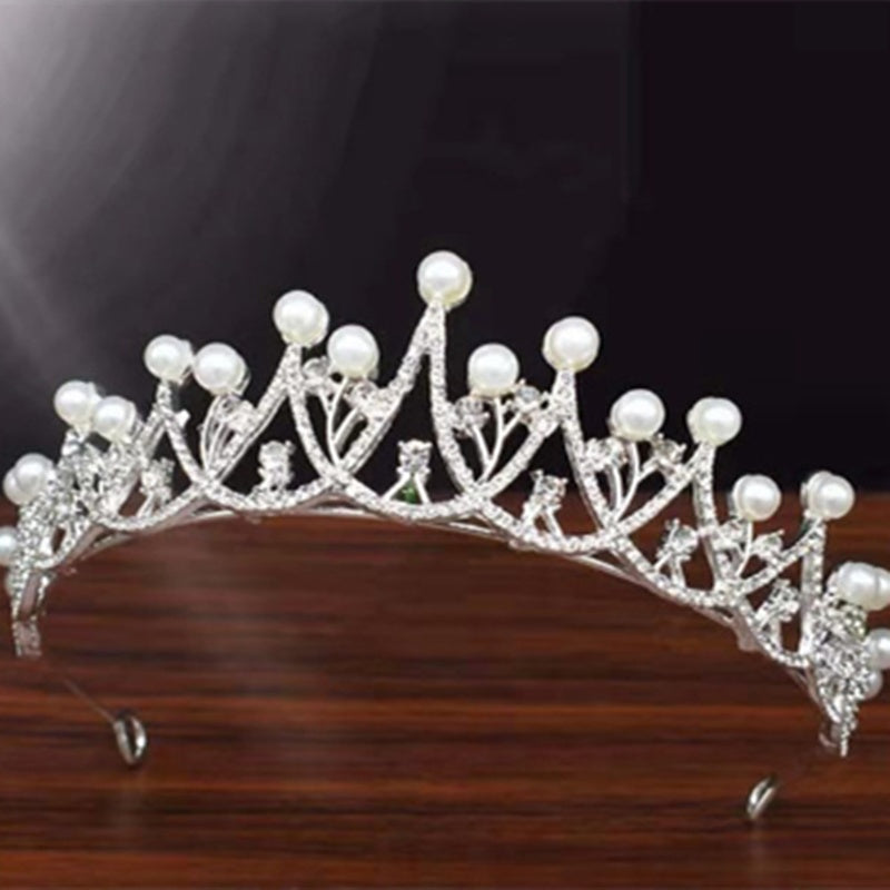 Fashion Pearl Bridal Tiara Crown Wedding Jewelry