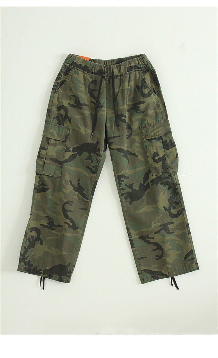 Camouflage Workwear Casual Pants For Men And Women