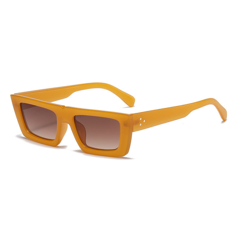 Street Girl Retro Square Sunglasses Rectangle