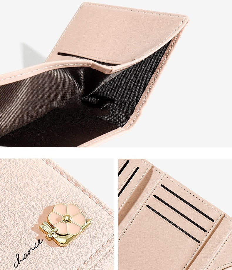 Korean Version Of Women's Foldable Wallet