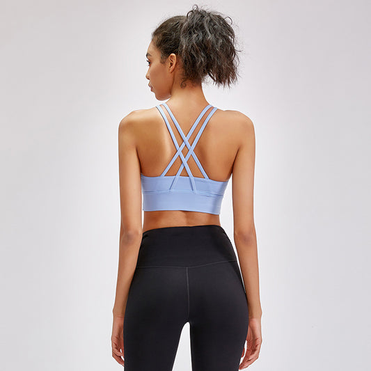 Yoga wear sports running bra