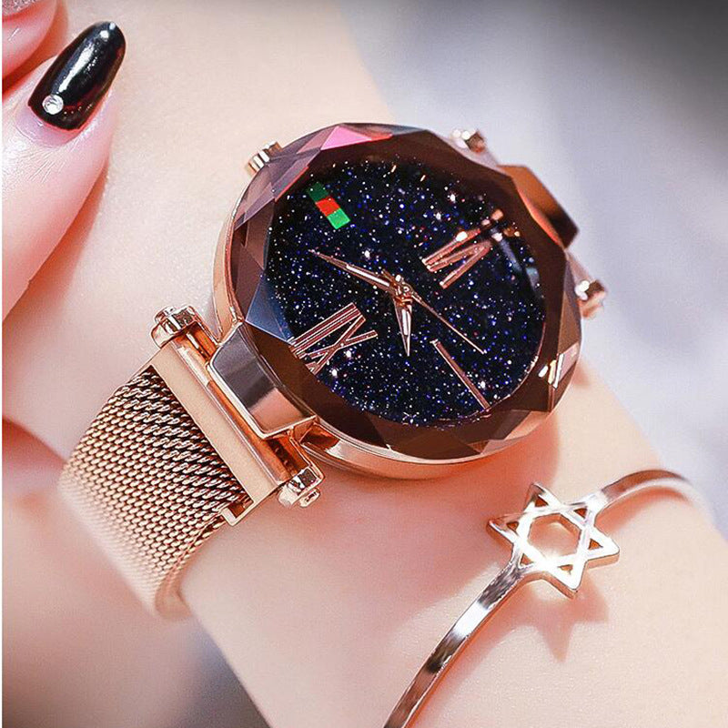 Lazy Magnet Watch Ladies Star Net Celebrity Same Paragraph Magnet Watch