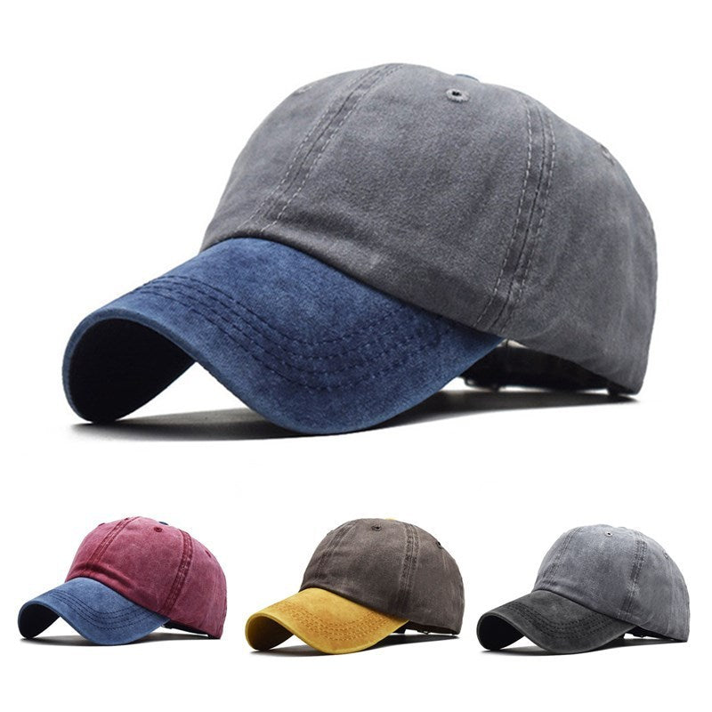 Pure Cotton Color Matching Sunshade Baseball Unisex Casual Sun Hat