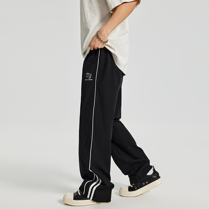 Retro Side Striped Casual Pants For Men