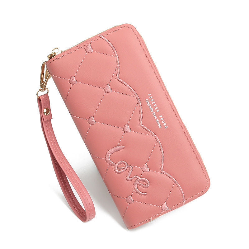 Women's Fashion New Long Money Zipper Wallet