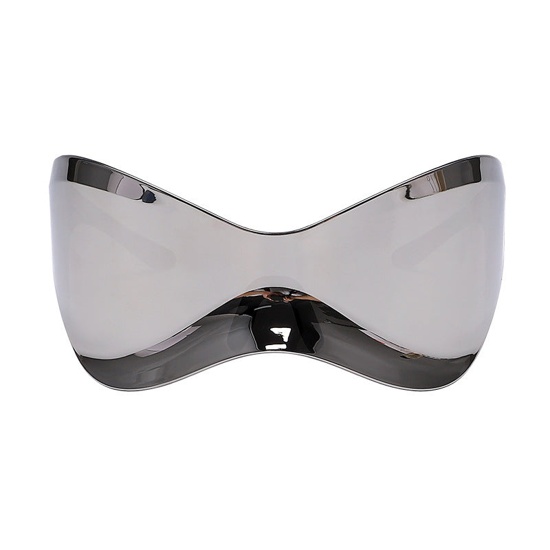 Mens Fashion Personality Mask Type Sunglasses