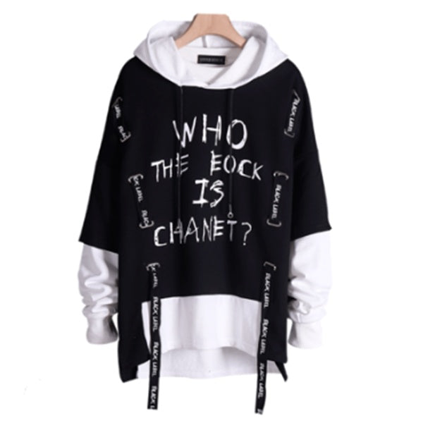 Ribbon Print Street Hoodies