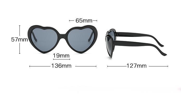 Women's Fashion Trend Heart-shaped Sunglasses