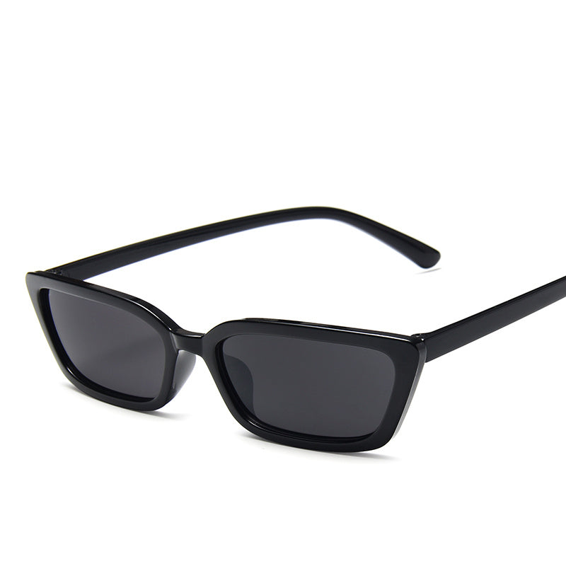 Retro colorful square small frame sunglasses