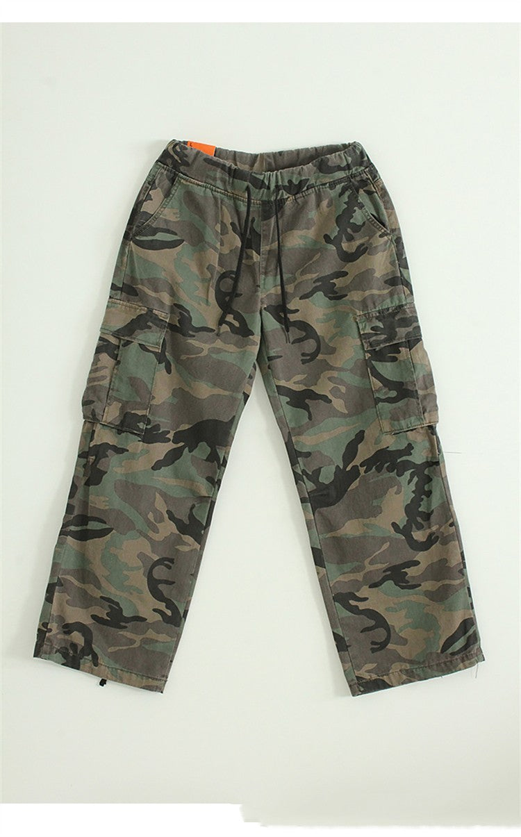 Camouflage Workwear Casual Pants For Men And Women