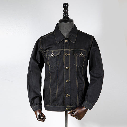 Black Denim Jacket Men's Jacket