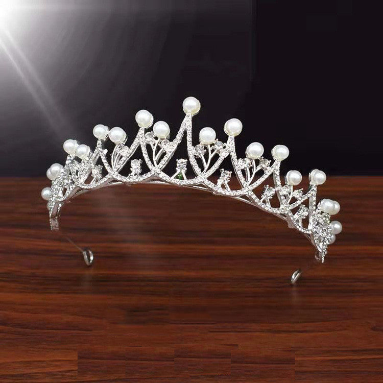 Fashion Pearl Bridal Tiara Crown Wedding Jewelry