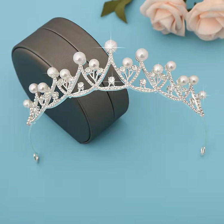 Fashion Pearl Bridal Tiara Crown Wedding Jewelry