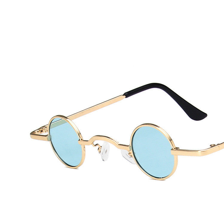 Girls Fashion Retro Round Frame Sunglasses