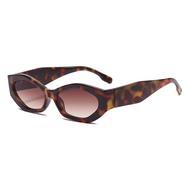 Small Frame Color Fashionable Personality Sunglasses