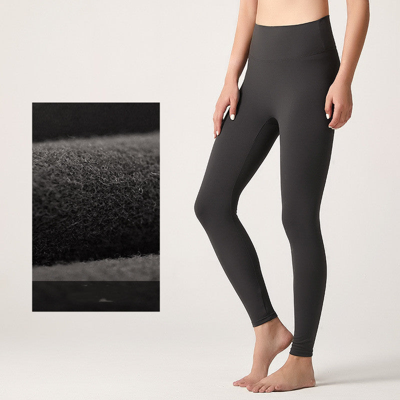 Yoga Wear Padded Yoga Trousers Women's Nude Feel