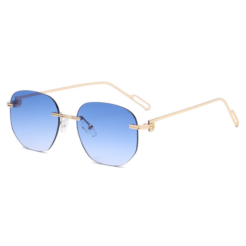 Women's Small Frame Cut Edge Sunglasses