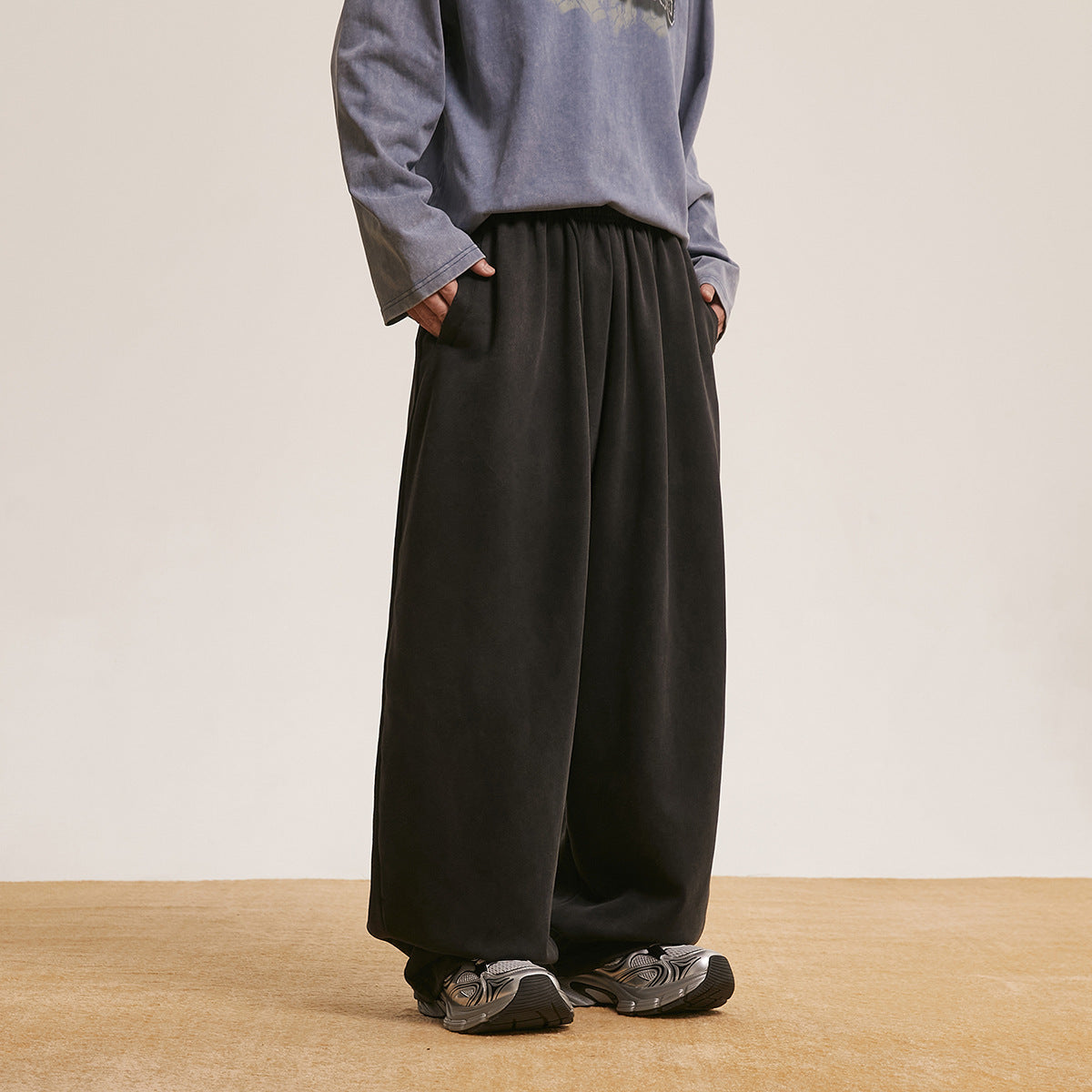 Loose Wide-leg Pants For Men And Women